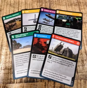 A look at some cards for Littoral Commander: Indo-Pacific.