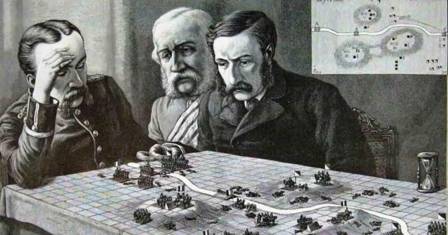 An early Kriegspiel image. (PaxSims.com.)