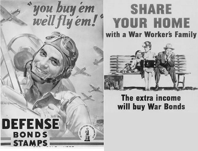 WWII propaganda posters.