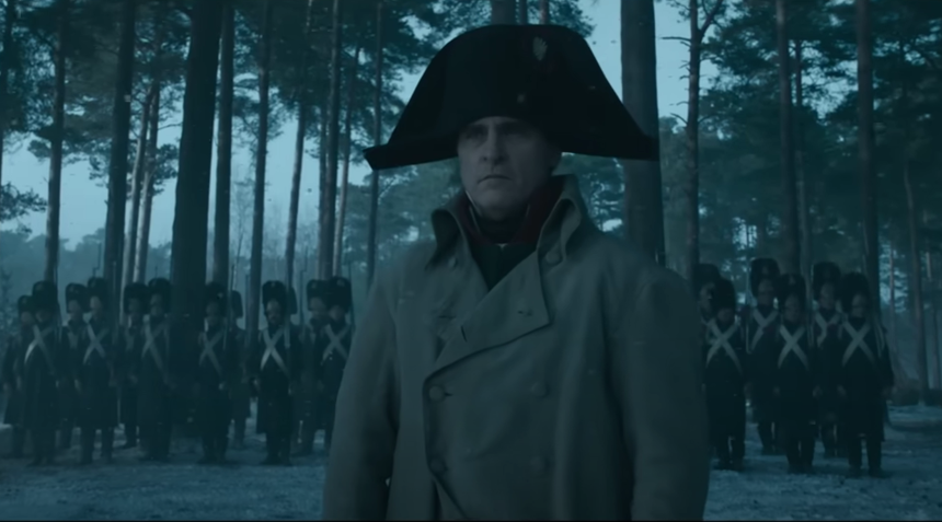 An image from a "Napoleon" trailer. (Sony Pictures Entertainment on YouTube.)