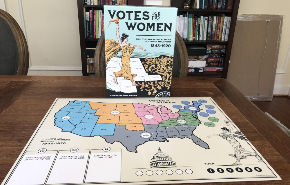 Votes For Women's cover and map.