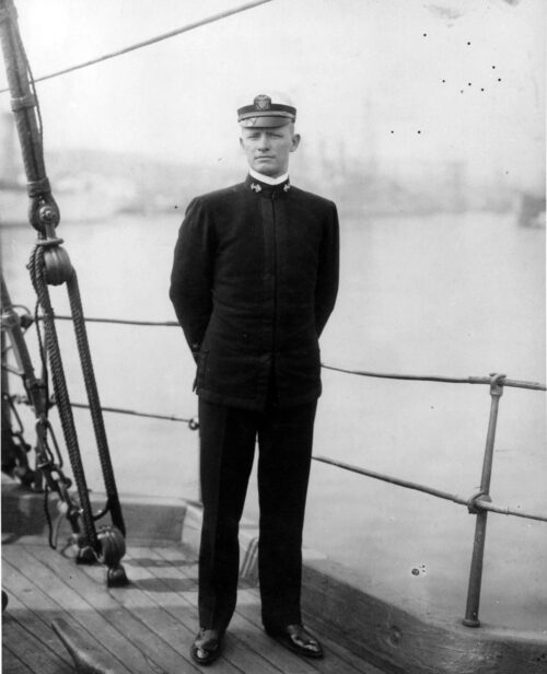 Ensign Chester Nimitz in 1907.