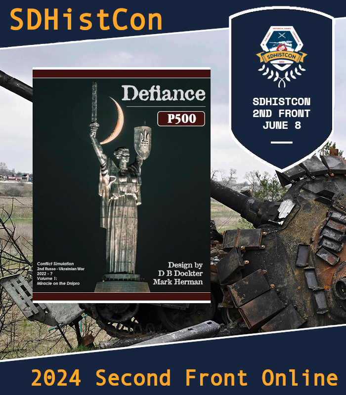 An image for the "Defiance" game from D.B. Dockter and Mark Herman.