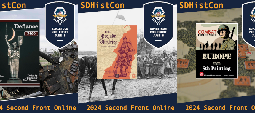 A banner for some SDHistCon Second Front 2024 events.