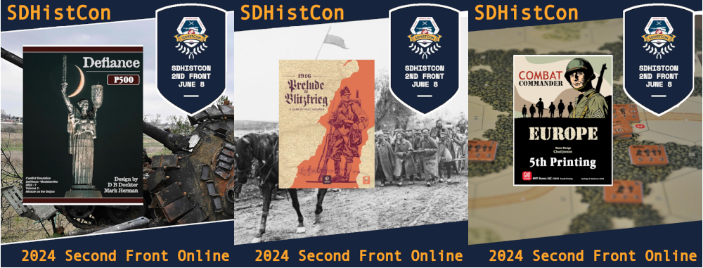 A banner for some SDHistCon Second Front 2024 events.