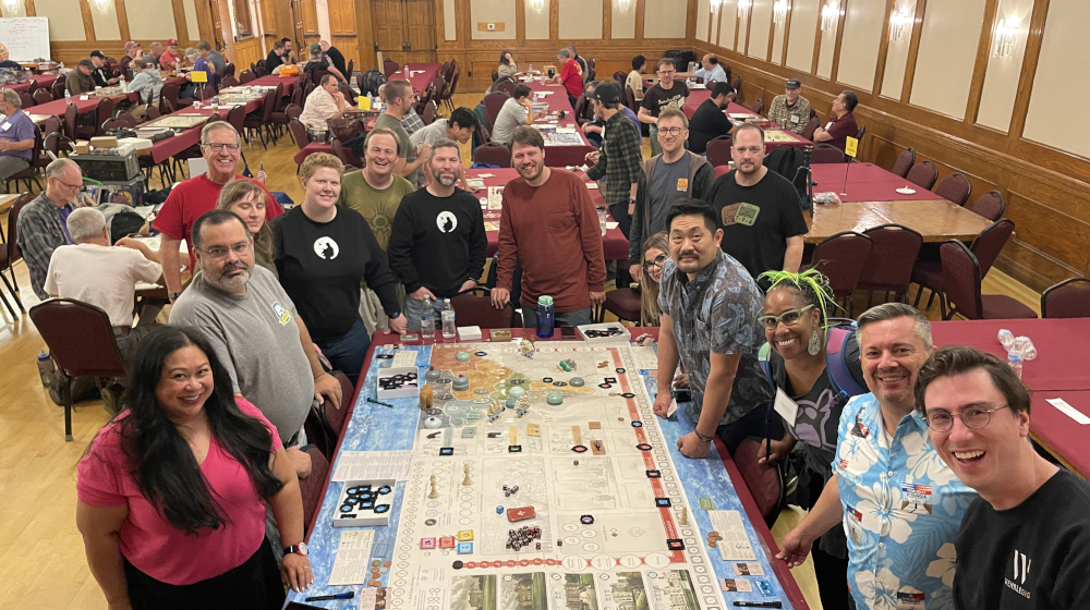 A giant game of John Company: Second Edition at SDHistCon Summit 2024.