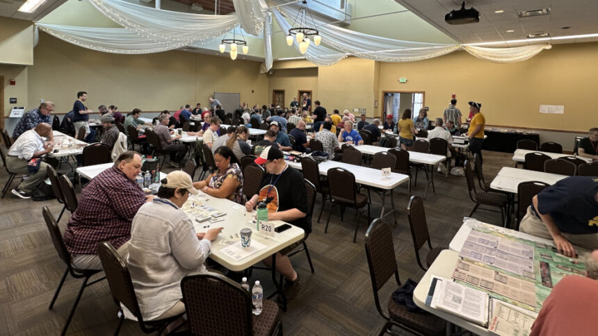 An overall view of the Red Cap Room on the Saturday of SDHistCon North 2026. (Guy Pierson, SDHist.)